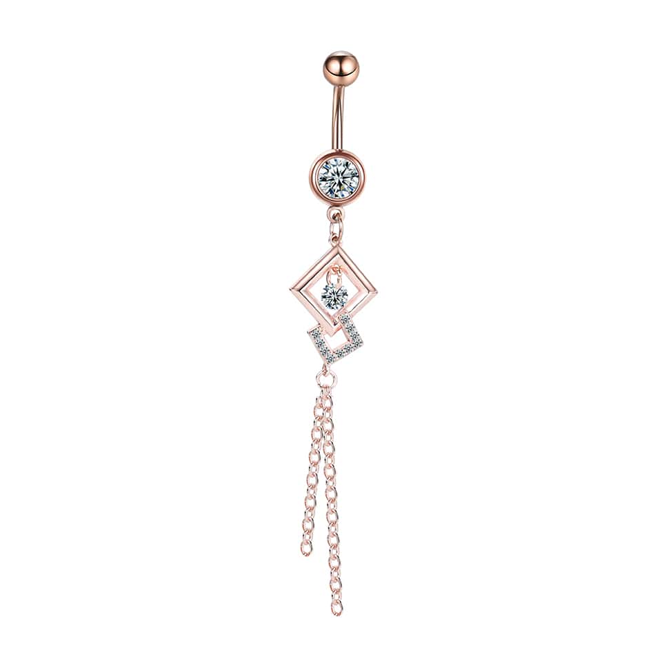 1PC Dangle Tassel Belly Button Ring