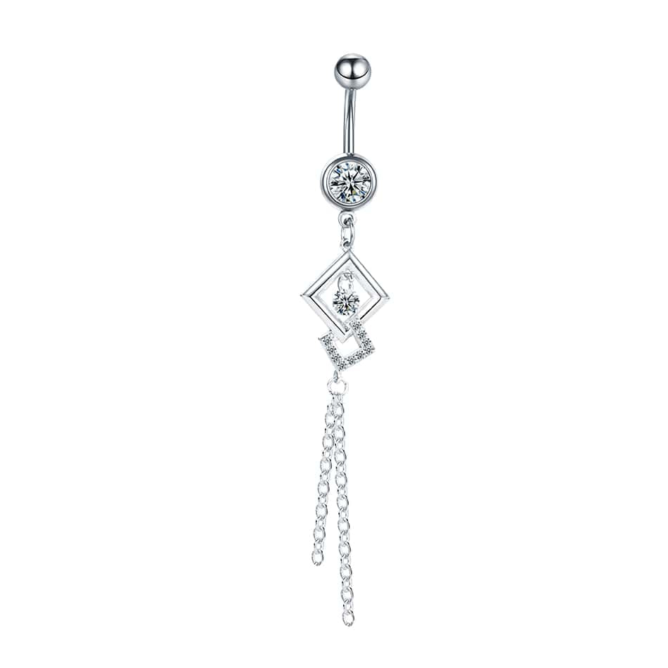 1PC Dangle Tassel Belly Button Ring