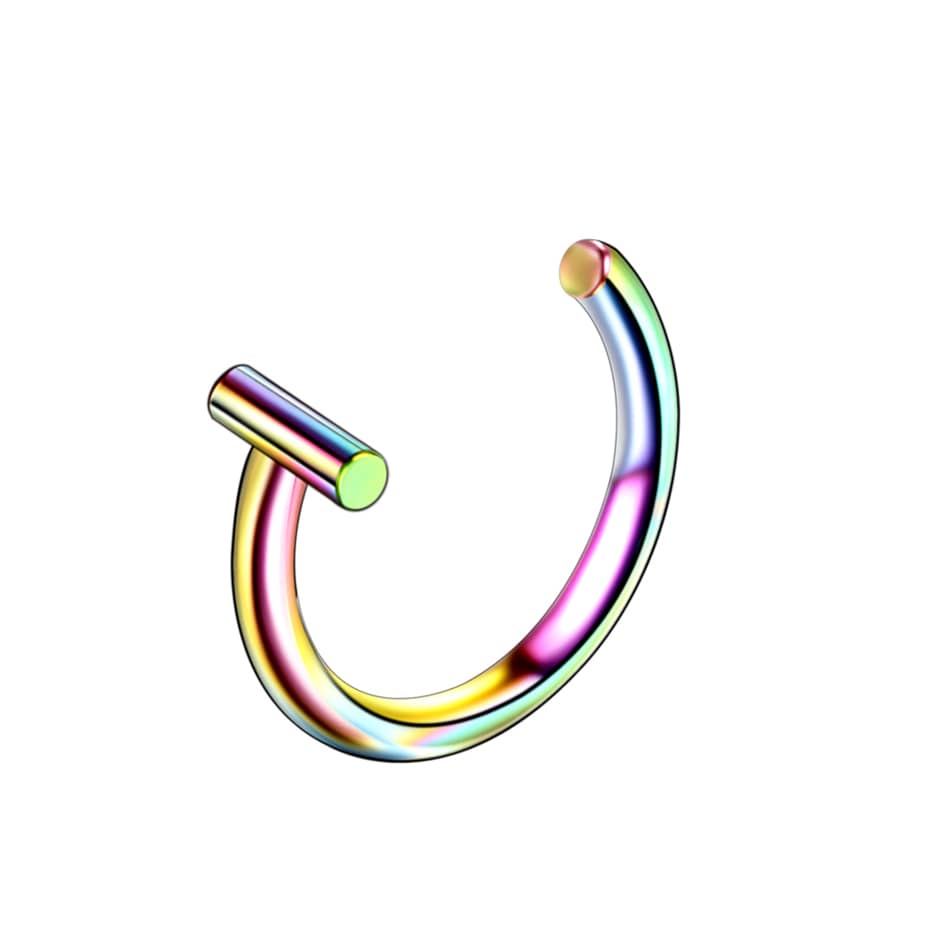 1PC Steel Fake Septum Lip Ring Ear Cuff