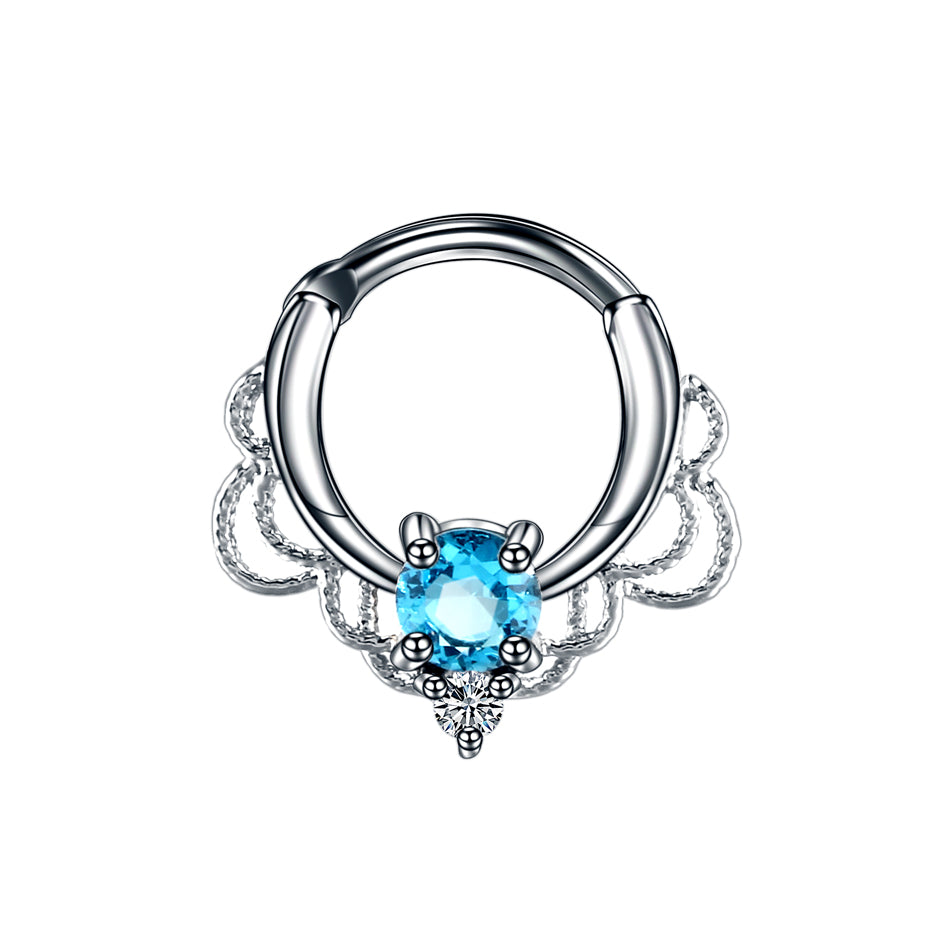 1PC Nose Septum Ear Helix Piercing Zircon
