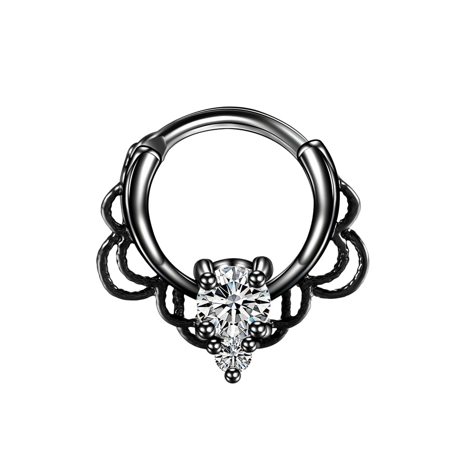 1PC Nose Septum Ear Helix Piercing Zircon