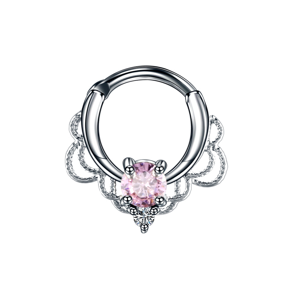 1PC Nose Septum Ear Helix Piercing Zircon