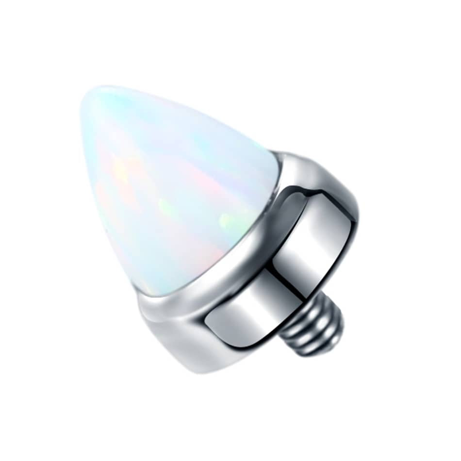 1PC Titanium Opal Bullet External Thread Head