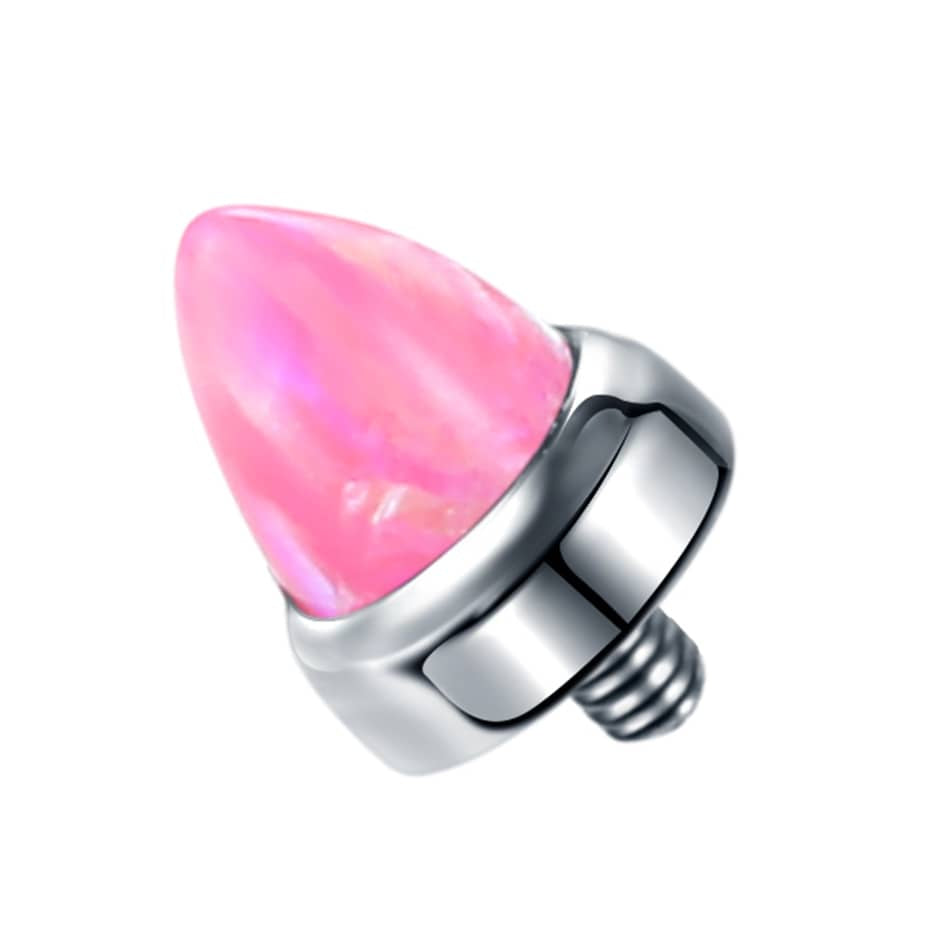 1PC Titanium Opal Bullet External Thread Head