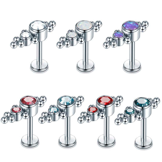 1PC Stainless Steel Labret【NEWON 008】