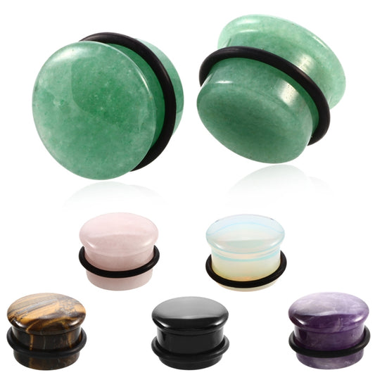 1 Pair Natural Stone Ear Plugs 6-16mm Gauges