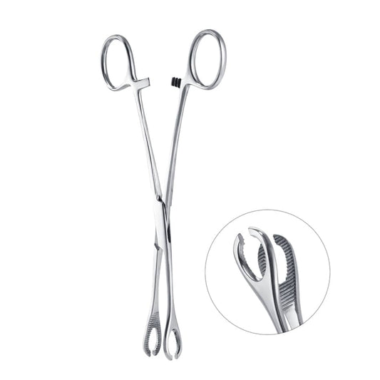 1PC 316L Surgical Steel Slotted Navel Clamp