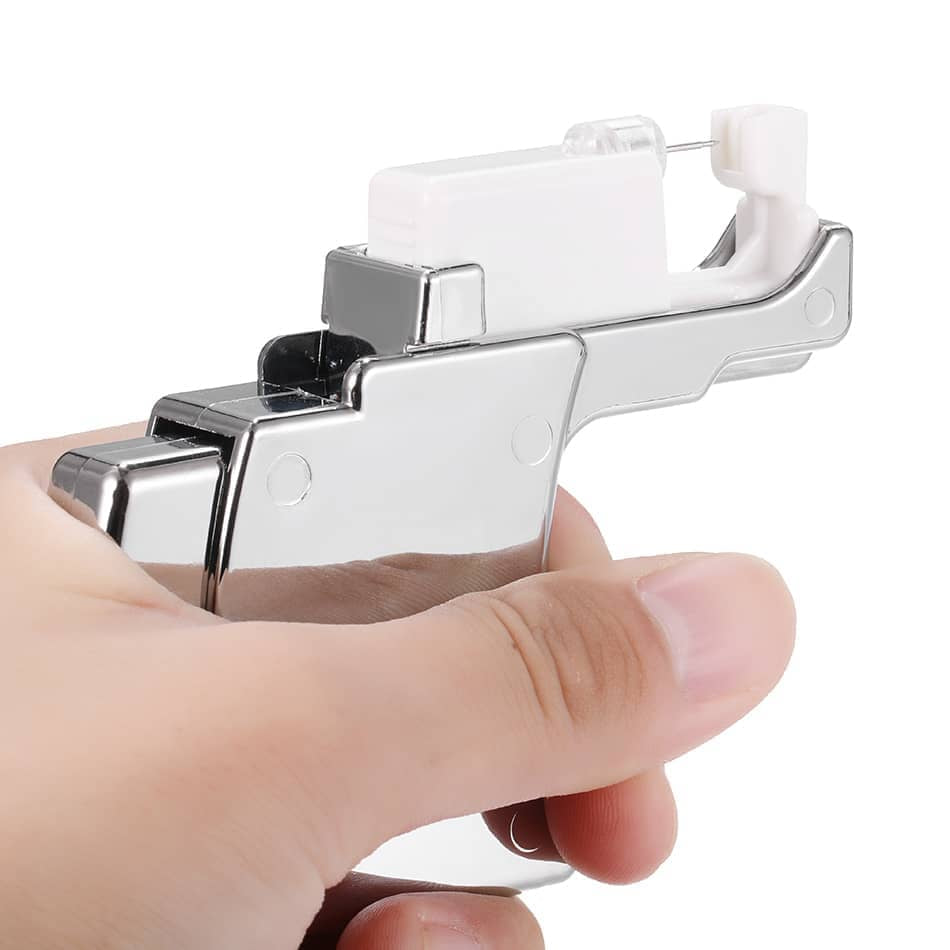 1PC Plastic Reusable Ear Piercing Gun Apparatus