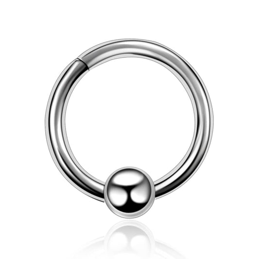 1PC Steel Gem Nose Septum Daith Earring Piercing