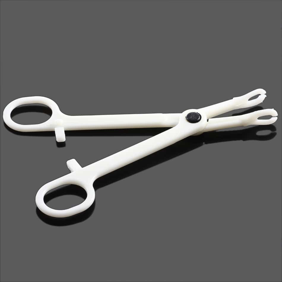 1PC Acrylic Sterile Disposable Ring Forceps