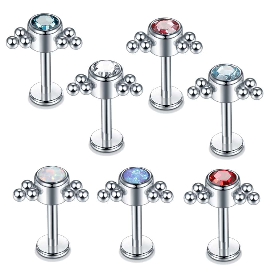 1PC Stainless Steel Labret【NEWON 003】
